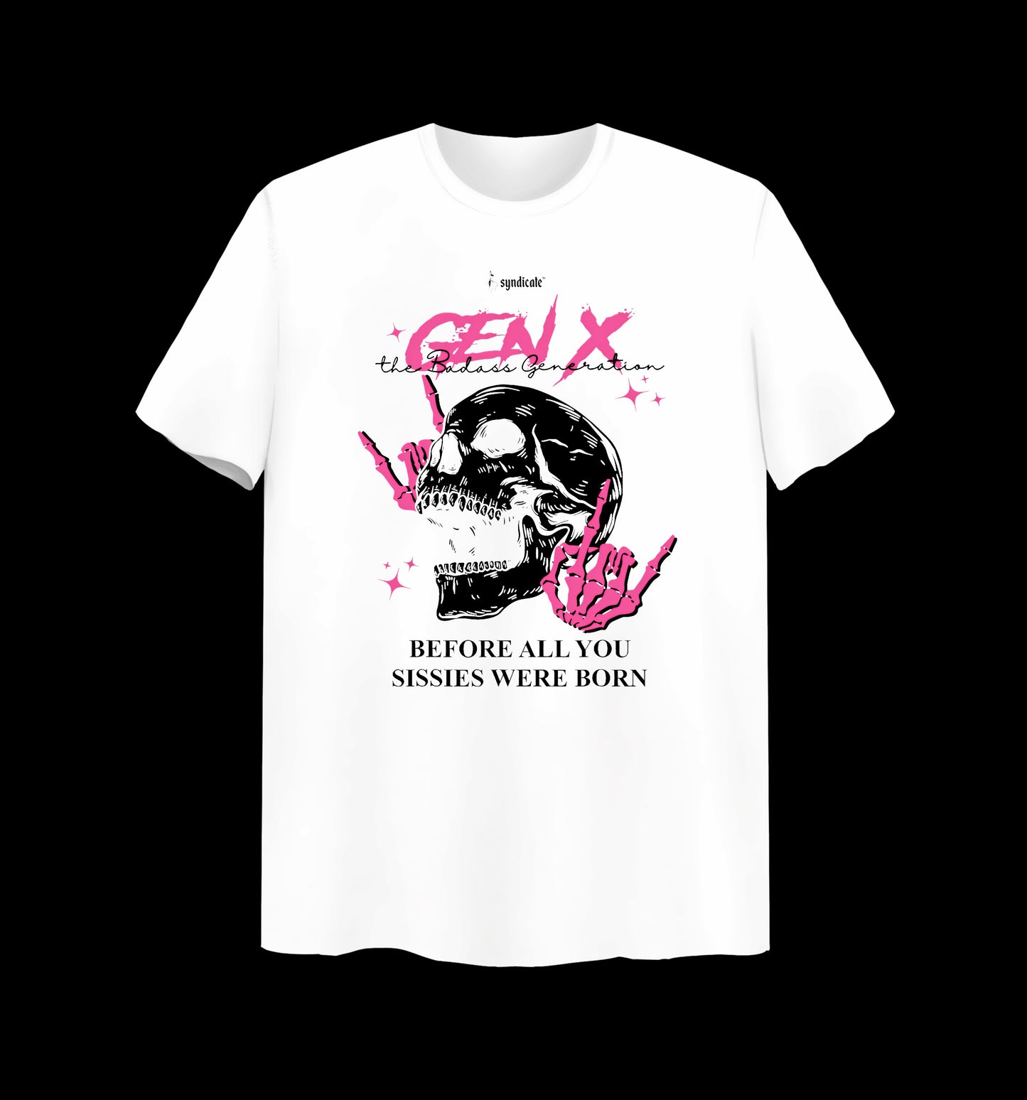 Weißes T-Shirt mit GEN X Design