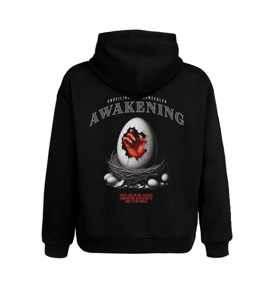 Schwarzer Hoodie mit Awakening Design